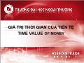 Đầu tư chứng khoán - Giá trị thời gian của tiền tệ time value of money