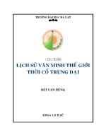 Giáo trình lịch sử văn minh thế giới thời cổ trung đại