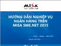 Hướng dẫn nghiệp vụ ngân hàng trên misa sme.net 2015