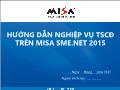 Hướng dẫn nghiệp vụ tài sản cố dịnh trên misa sme. net 2015