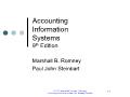 Kế toán kiểm toán - Accounting information systems 9th edition