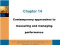 Kế toán, kiểm toán - Chapter 14: Contemporary approaches to measuring and managing performance