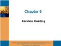 Kế toán, kiểm toán - Chapter 6: Service costing