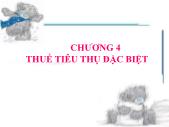 Kế toán tài chính 3 - Chương 4: Thuế tiêu thụ đặc biệt