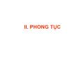 Lịch sử, văn hóa - Phong tục