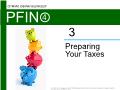 Lý thuyết tài chính - Preparing your taxes