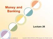 Ngân hàng tín dụng - Money and banking (lecture 26)