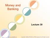 Ngân hàng tín dụng - Money and banking (lecture 30)