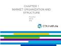Quĩ đầu tư - Chapter 1: Market organization and structure