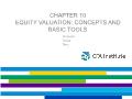Quĩ đầu tư - Chapter 10: Equity valuation: concepts and basic tools
