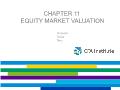 Quĩ đầu tư - Chapter 11: Equity market valuation