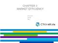 Quĩ đầu tư - Chapter 3: Market efficiency