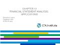 Tài chính doanh nghiệp - Chapter 12: Financial statement analysis: applications