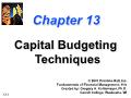 Tài chính doanh nghiệp - Chapter 13: Capital budgeting techniques