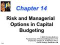 Tài chính doanh nghiệp - Chapter 14: Risk and managerial options in capital budgeting