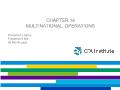Tài chính doanh nghiệp - Chapter 16: Multinational operations