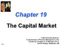 Tài chính doanh nghiệp - Chapter 19: The capital market