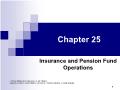 Tài chính doanh nghiệp - Chapter 25: Insurance and pension fund operations