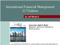Tài chính doanh nghiệp - The international financial environment