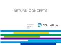 Tài chính ngân hàng - Return concepts