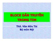 Y khoa y dược - Block dẫn truyền trong tim