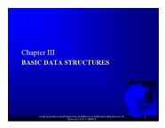 Advanced Programming Language - Chapter III: Basic Data Structures