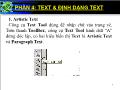 Bài giảng Corel Draw - Phần 4: Text & định dạng Text