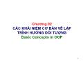 Bài giảng Lập trình hướng đối tượng với Java - Chương 2: Các khái niệm cơ bản về lập trình hướng đối tượng