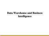 Data Warehouse and Business Intelligence - Chương 2: Qui trình phát triển kho dữ liệu