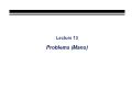 Digital Logic Design - Lecture 13: Problems (Mano)