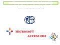 Giáo trình Microsoft Access 2010 - Chương 3: Làm việc với bàng (Table)