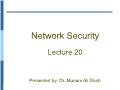 Network Security - Lecture 20