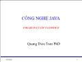 Bài giảng Công nghệ Java - Chương 5: Quản lý lỗi và gom rác - Trần Quang Diệu