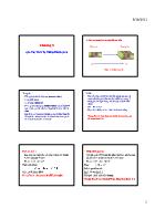 Bài giảng Hoạch định ngân sách vốn đầu tư - Chương 3: Giá trị tiền tệ theo thời gian - Nguyễn Kim Nam