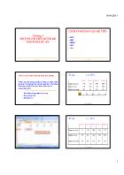 Bài giảng Hoạch định ngân sách vốn đầu tư - Chương 4: Một số chỉ tiêu dùng để đánh giá dự án - Nguyễn Kim Nam