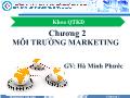 Bài giảng Marketing căn bản - Chương 2 Môi trường Marketing - Hà Minh Phước