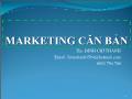 Bài giảng Marketing cơ bản - Chương 4: Chính sách giá cả - Đinh Chí Thành