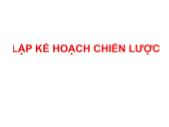 Bài giảng Quan hệ công chúng - Lập kế hoạch chiến lược