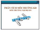 Bài giảng Quản lý chiến lược - Phân tích môi trường kinh doanh - Môi trường nội bộ DN - Lại Văn Tài