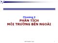 Bài giảng Quản trị chiến lược - Chương 2: Phân tích môi trường bên ngoài - Trương Quang Dũng