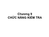 Bài giảng Quản trị học - Chương 9: Chức năng kiểm tra - Đoàn Gia Dũng