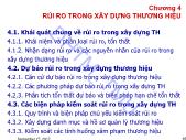 Chiến lược thương hiệu - Chương 4: Rủi ro trong xây dựng thương hiệu