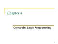 Constraint Logic Programming