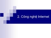 Giáo trình Internet - Phần 2: Công nghệ Internet - Lê Anh Nhật