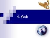 Giáo trình Internet - Phần 4: Web - Lê Anh Nhật