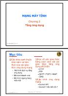 Giáo trình Mạng máy tính - Chương 2: Tầng ứng dụng - Trần Quang Hải Bằng