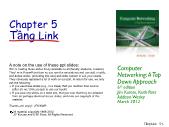 Giáo trình Mạng máy tính - Chương 5: Tầng Link - Nguyễn Duy