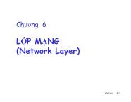 Giáo trình Mạng máy tính - Chương 6 Lớp mạng (Network Layer) - Nguyễn Hồng Sơn