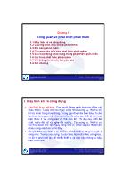 Giáo trình Phân tích & Thiết kế phần mềm hướng đối tượng - Chương 1: Tổng quan về phát triển phần mềm - Nguyễn Văn Hiệp