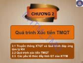 Giáo trình Quảng cáo và xúc tiến thương mại quốc tế - Chương 2: Quá trình xúc tiến TMQT